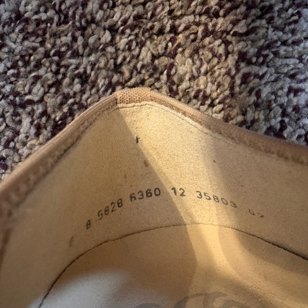 Ara Cream Patent Leather Suede Shoes 1 inch block heel Sz US 9, UK 7 see pics - Picture 8 of 14